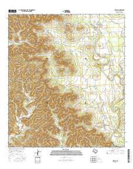 Utopia Texas Current topographic map, 1:24000 scale, 7.5 X 7.5 Minute, Year 2016