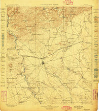 Uvalde Texas Historical topographic map, 1:125000 scale, 30 X 30 Minute, Year 1898