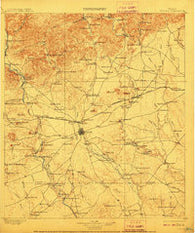 Uvalde Texas Historical topographic map, 1:125000 scale, 30 X 30 Minute, Year 1898