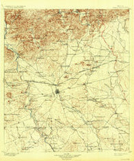 Uvalde Texas Historical topographic map, 1:125000 scale, 30 X 30 Minute, Year 1898