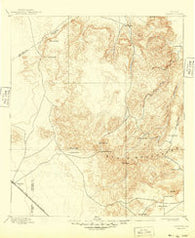 Valentine Texas Historical topographic map, 1:125000 scale, 30 X 30 Minute, Year 1897
