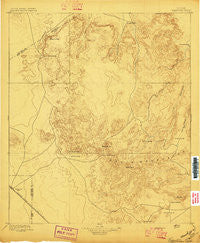 Valentine Texas Historical topographic map, 1:125000 scale, 30 X 30 Minute, Year 1897