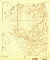 Valentine Texas Historical topographic map, 1:125000 scale, 30 X 30 Minute, Year 1897