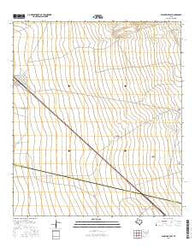 Valentine East Texas Current topographic map, 1:24000 scale, 7.5 X 7.5 Minute, Year 2016