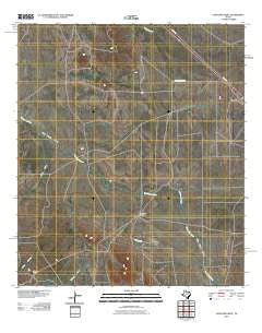 Valentine West Texas Historical topographic map, 1:24000 scale, 7.5 X 7.5 Minute, Year 2010