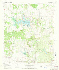Valera Texas Historical topographic map, 1:24000 scale, 7.5 X 7.5 Minute, Year 1967
