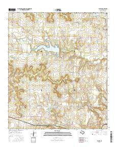 Valera Texas Current topographic map, 1:24000 scale, 7.5 X 7.5 Minute, Year 2016