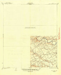 Valley Mills Texas Historical topographic map, 1:62500 scale, 15 X 15 Minute, Year 1931