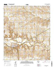 Valley Mills Texas Current topographic map, 1:24000 scale, 7.5 X 7.5 Minute, Year 2016