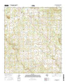 Valley Spring Texas Current topographic map, 1:24000 scale, 7.5 X 7.5 Minute, Year 2016