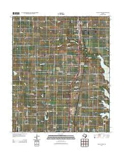 Valley View Texas Historical topographic map, 1:24000 scale, 7.5 X 7.5 Minute, Year 2013