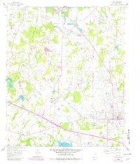 Van Texas Historical topographic map, 1:24000 scale, 7.5 X 7.5 Minute, Year 1959