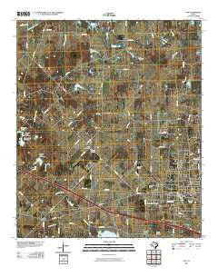 Van Texas Historical topographic map, 1:24000 scale, 7.5 X 7.5 Minute, Year 2010