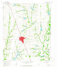 Van Alstyne Texas Historical topographic map, 1:24000 scale, 7.5 X 7.5 Minute, Year 1961