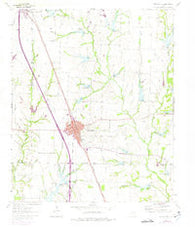 Van Alstyne Texas Historical topographic map, 1:24000 scale, 7.5 X 7.5 Minute, Year 1961