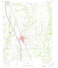 Van Alstyne Texas Historical topographic map, 1:24000 scale, 7.5 X 7.5 Minute, Year 1961