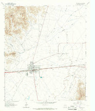 Van Horn Texas Historical topographic map, 1:24000 scale, 7.5 X 7.5 Minute, Year 1964
