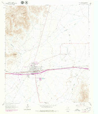 Van Horn Texas Historical topographic map, 1:24000 scale, 7.5 X 7.5 Minute, Year 1964
