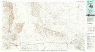 Van Horn Texas Historical topographic map, 1:100000 scale, 30 X 60 Minute, Year 1985