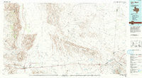 Van Horn Texas Historical topographic map, 1:100000 scale, 30 X 60 Minute, Year 1985
