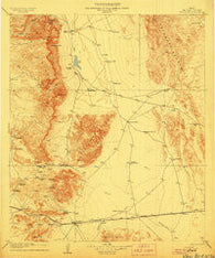 Van Horn Texas Historical topographic map, 1:125000 scale, 30 X 30 Minute, Year 1906