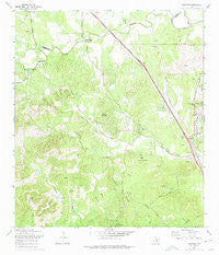Van Raub Texas Historical topographic map, 1:24000 scale, 7.5 X 7.5 Minute, Year 1967