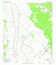 Van Vleck Texas Historical topographic map, 1:24000 scale, 7.5 X 7.5 Minute, Year 1952