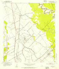 Van Vleck Texas Historical topographic map, 1:24000 scale, 7.5 X 7.5 Minute, Year 1952