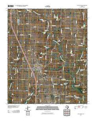 Van Alstyne Texas Historical topographic map, 1:24000 scale, 7.5 X 7.5 Minute, Year 2010