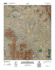 Van Horn Wells Texas Historical topographic map, 1:24000 scale, 7.5 X 7.5 Minute, Year 2010