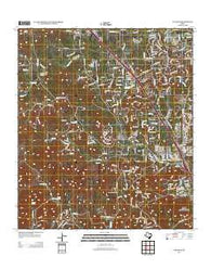 Van Raub Texas Historical topographic map, 1:24000 scale, 7.5 X 7.5 Minute, Year 2013