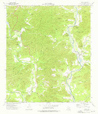 Vance Texas Historical topographic map, 1:24000 scale, 7.5 X 7.5 Minute, Year 1973