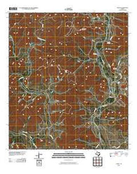 Vance Texas Historical topographic map, 1:24000 scale, 7.5 X 7.5 Minute, Year 2010