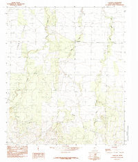 Vancourt Texas Historical topographic map, 1:24000 scale, 7.5 X 7.5 Minute, Year 1984