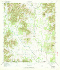 Vanderpool Texas Historical topographic map, 1:24000 scale, 7.5 X 7.5 Minute, Year 1969