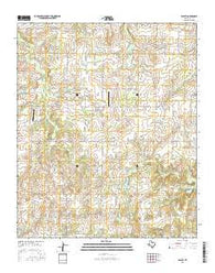 Vashti Texas Current topographic map, 1:24000 scale, 7.5 X 7.5 Minute, Year 2016