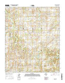 Vashti Texas Current topographic map, 1:24000 scale, 7.5 X 7.5 Minute, Year 2016