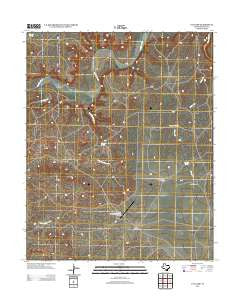 Vat Camp Texas Historical topographic map, 1:24000 scale, 7.5 X 7.5 Minute, Year 2012