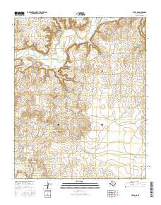 Vat Camp Texas Current topographic map, 1:24000 scale, 7.5 X 7.5 Minute, Year 2016