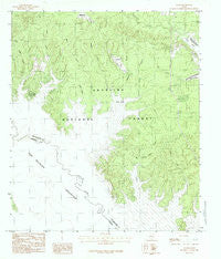 Veach Texas Historical topographic map, 1:24000 scale, 7.5 X 7.5 Minute, Year 1984