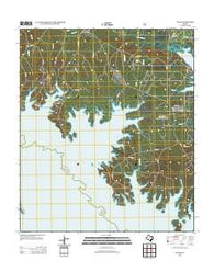 Veach Texas Historical topographic map, 1:24000 scale, 7.5 X 7.5 Minute, Year 2013