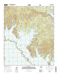 Veach Texas Current topographic map, 1:24000 scale, 7.5 X 7.5 Minute, Year 2016