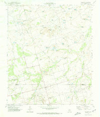 Vealmoor Texas Historical topographic map, 1:24000 scale, 7.5 X 7.5 Minute, Year 1970