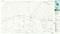 Vega Texas Historical topographic map, 1:100000 scale, 30 X 60 Minute, Year 1985