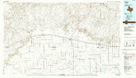 Vega Texas Historical topographic map, 1:100000 scale, 30 X 60 Minute, Year 1985