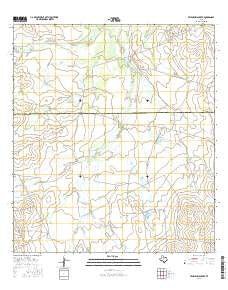 Velenzuela Creek Texas Current topographic map, 1:24000 scale, 7.5 X 7.5 Minute, Year 2016