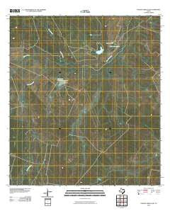 Venado Creek East Texas Historical topographic map, 1:24000 scale, 7.5 X 7.5 Minute, Year 2010