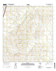 Venado Creek West Texas Current topographic map, 1:24000 scale, 7.5 X 7.5 Minute, Year 2016