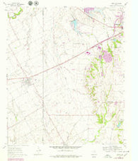 Venus Texas Historical topographic map, 1:24000 scale, 7.5 X 7.5 Minute, Year 1961