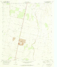 Verhalen North Texas Historical topographic map, 1:24000 scale, 7.5 X 7.5 Minute, Year 1971